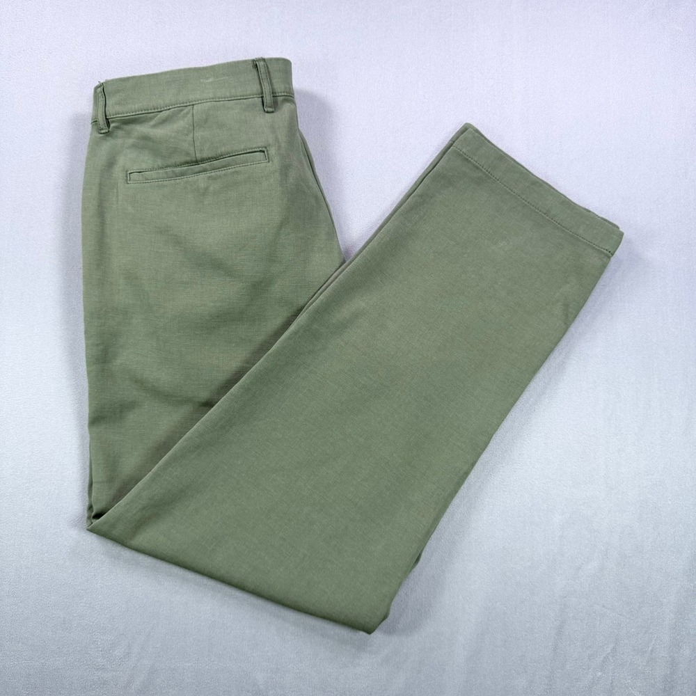 Goodfellow Mens 36x32 Green Cotton Blend Comfort Chino Tapered Leg Stretch Pants